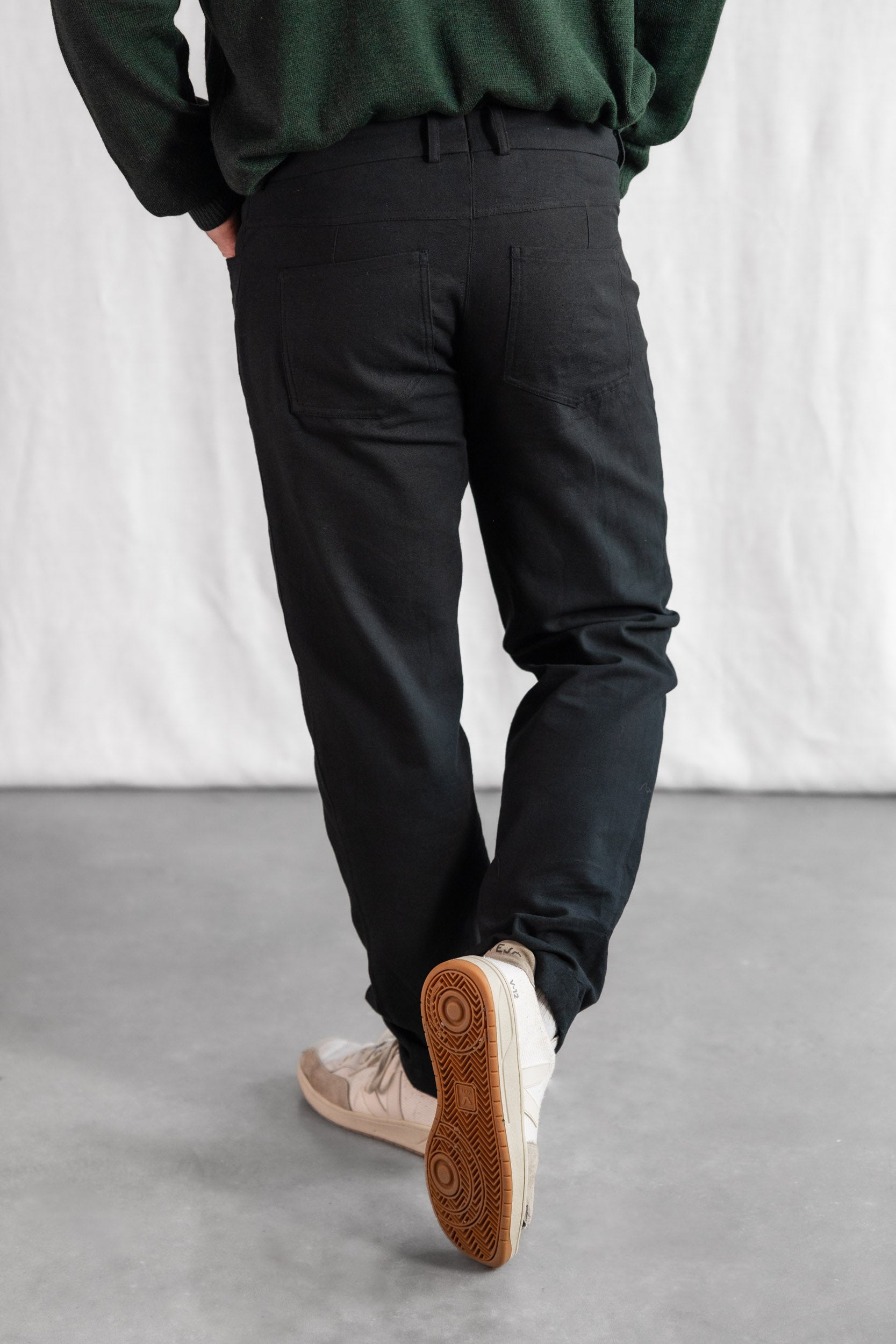 Bio-Baumwoll Hose Prakrit Schwarz