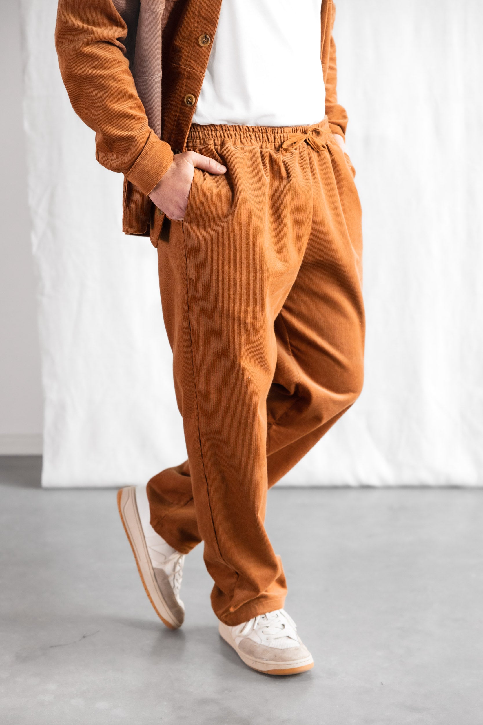 Bio-Baumwollcord Hose Jhan Zimt