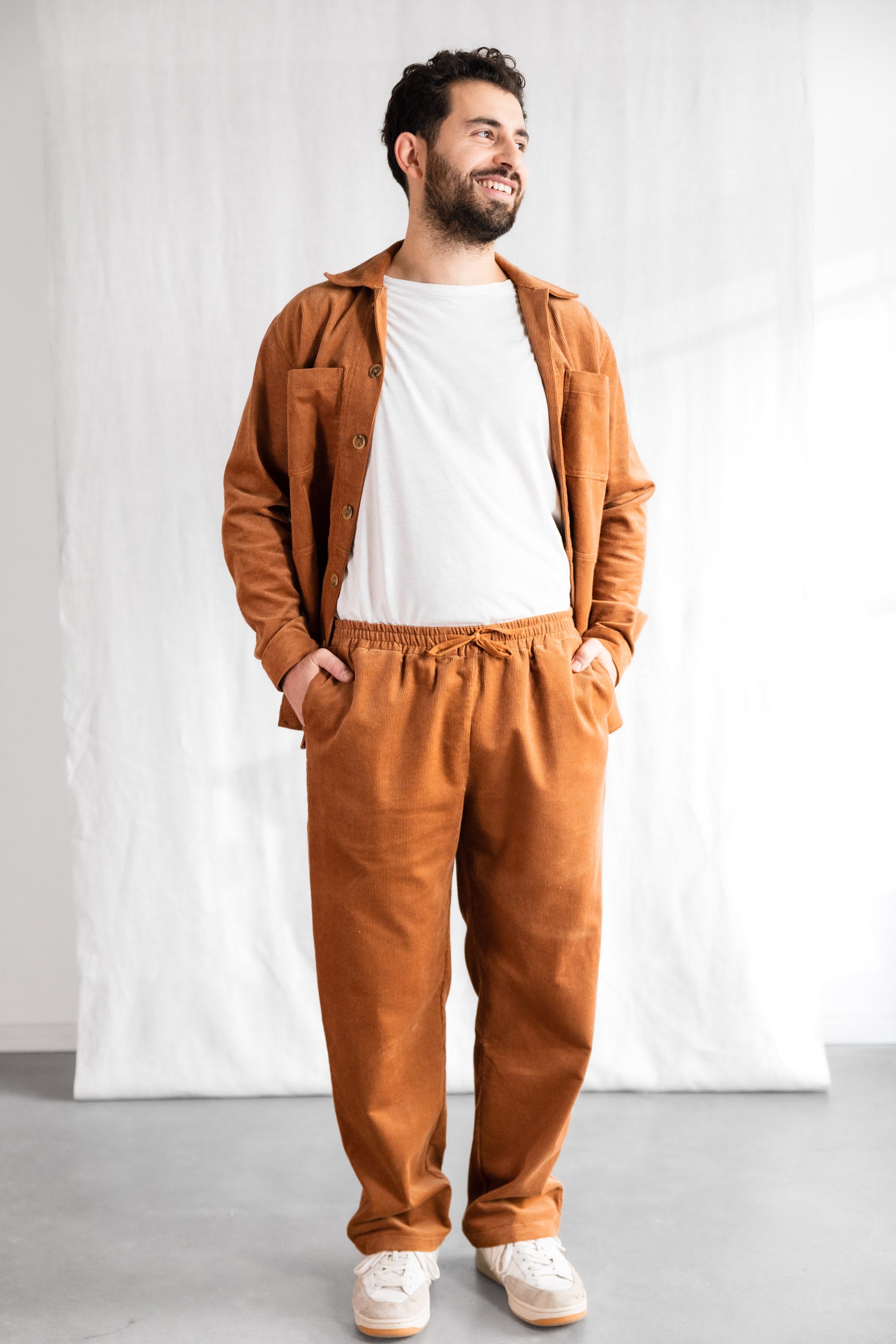 Bio-Baumwollcord Hose Jhan Zimt