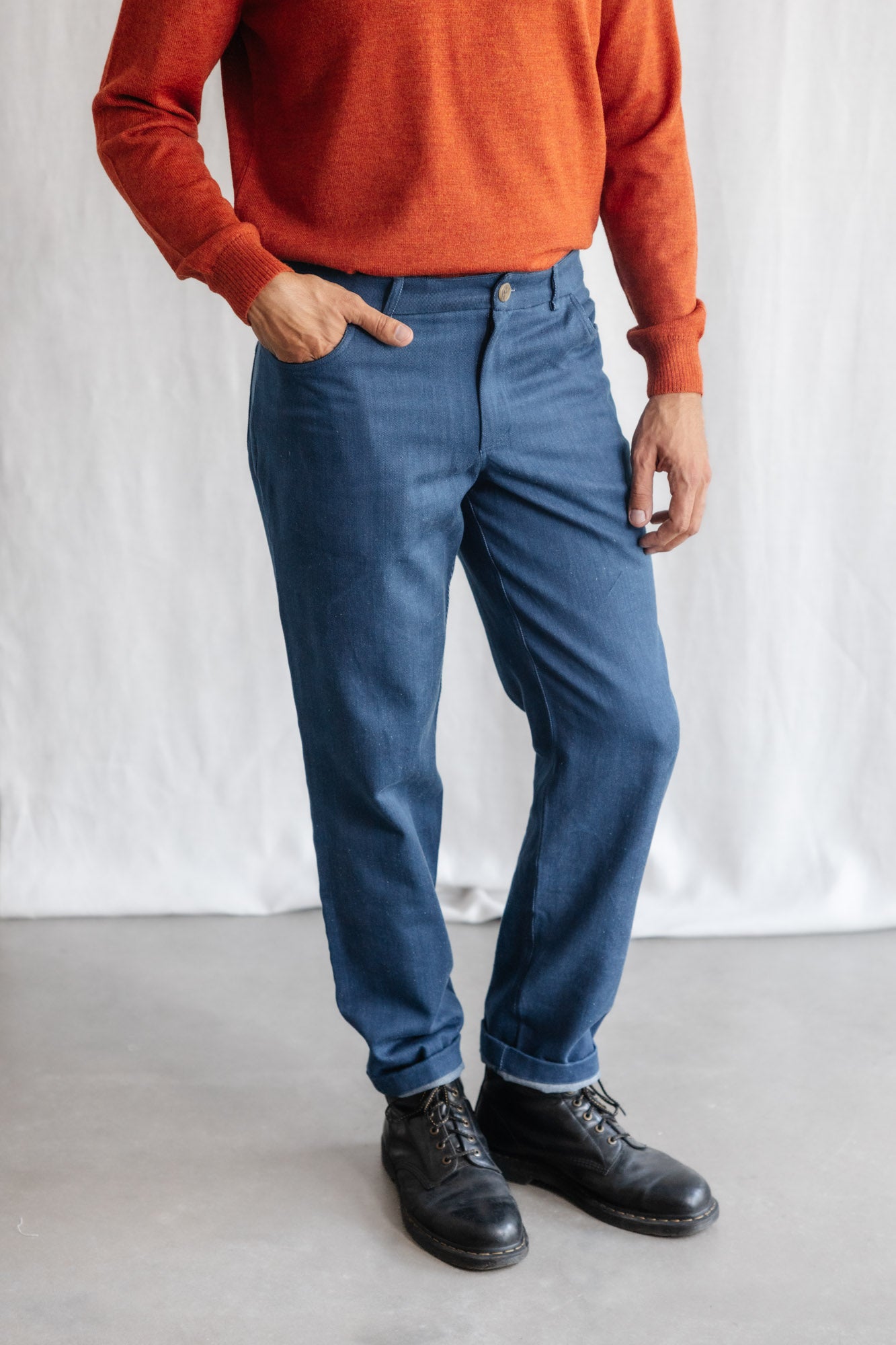 organic cotton denim pants Prakrit Denim