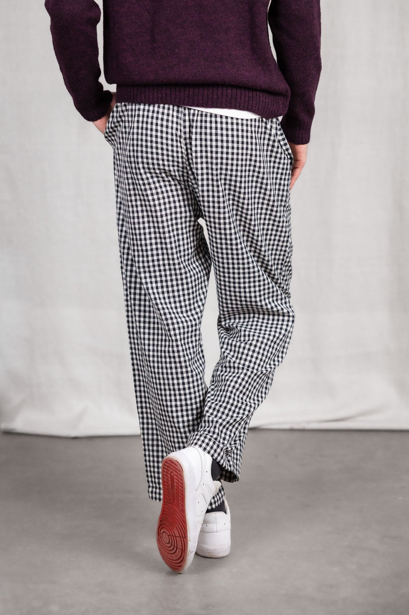 Bio-Baumwoll Hose Jhan Kariert