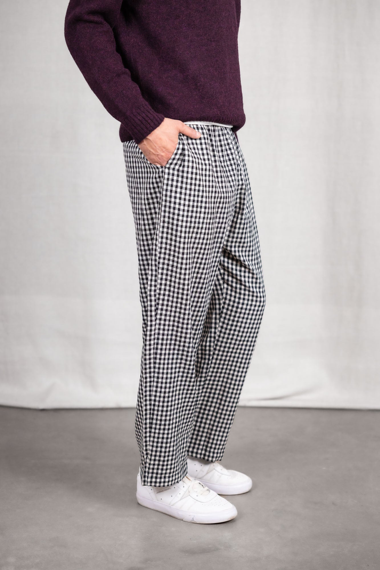 Bio-Baumwoll Hose Jhan Kariert