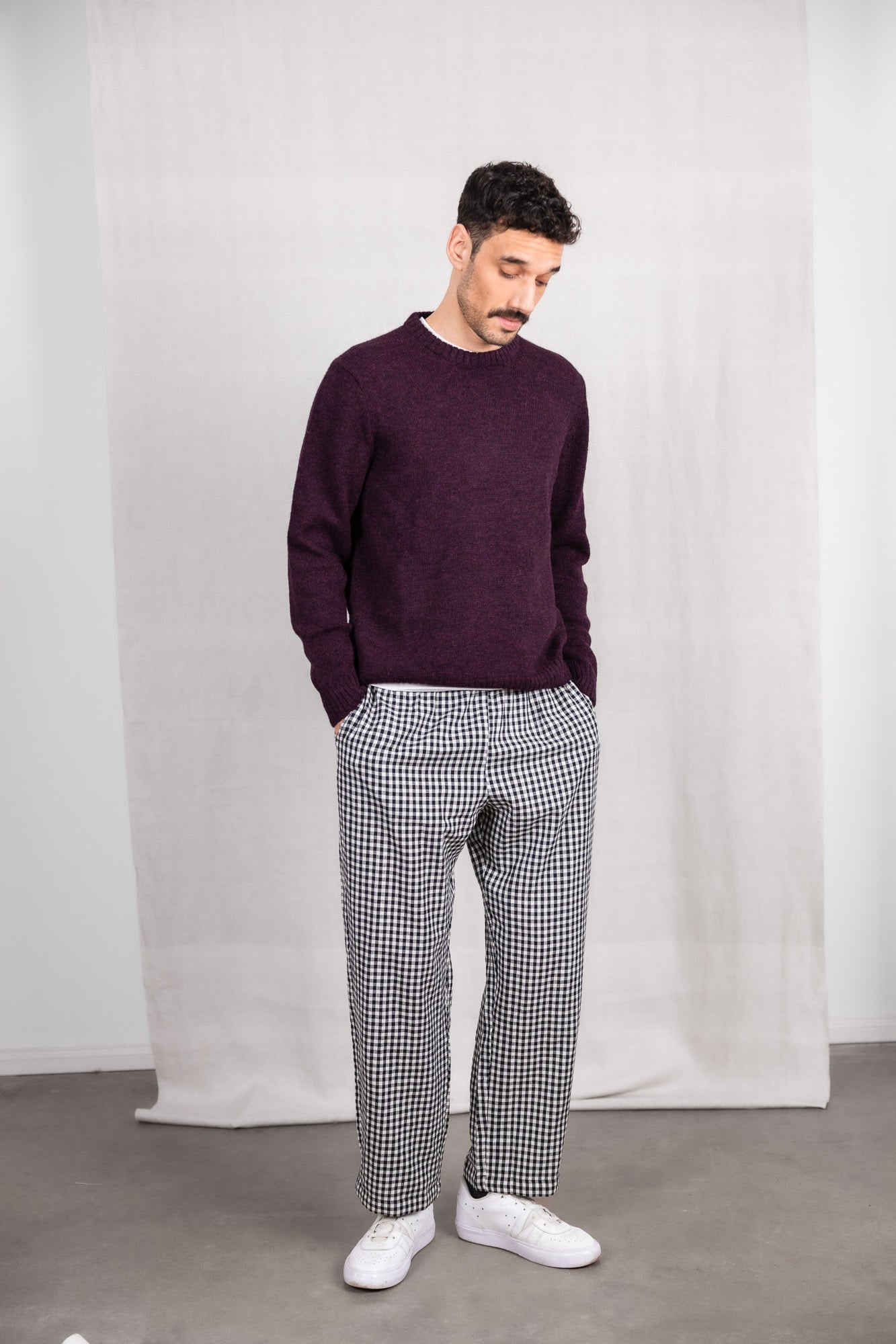 Bio-Baumwoll Hose Jhan Kariert