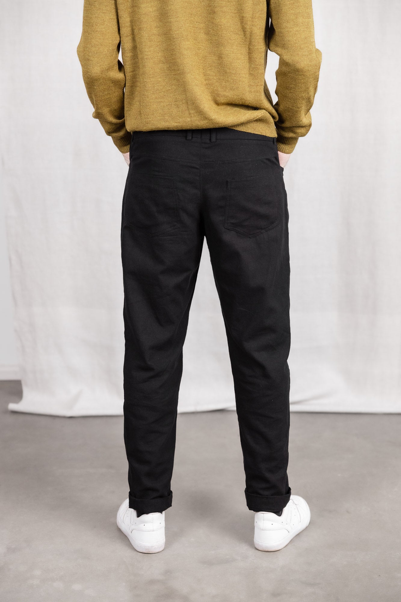 Bio-Baumwoll Hose Prakrit Schwarz