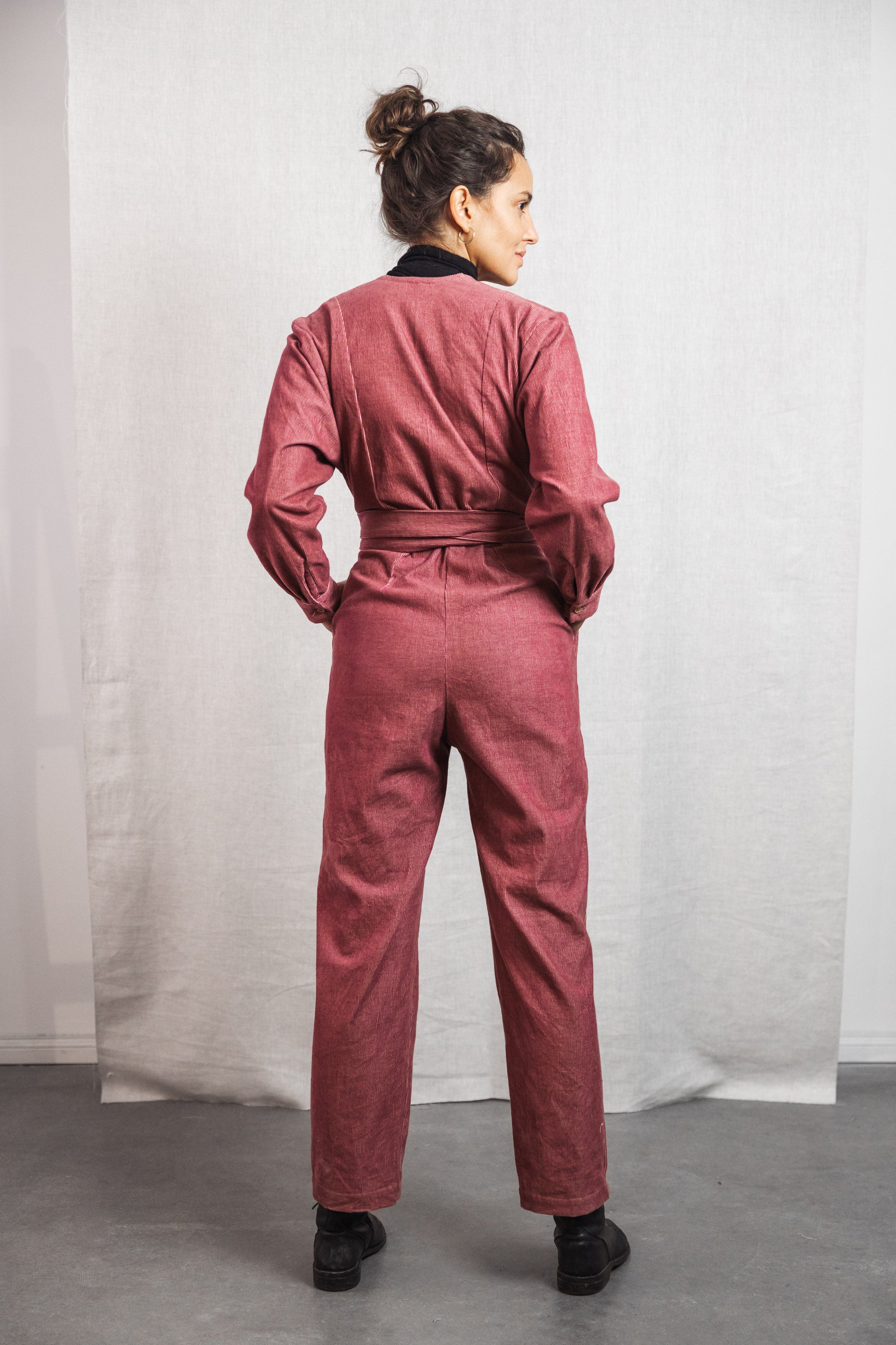 Bio-Baumwollcord Jumpsuit Keerthi Altrosa