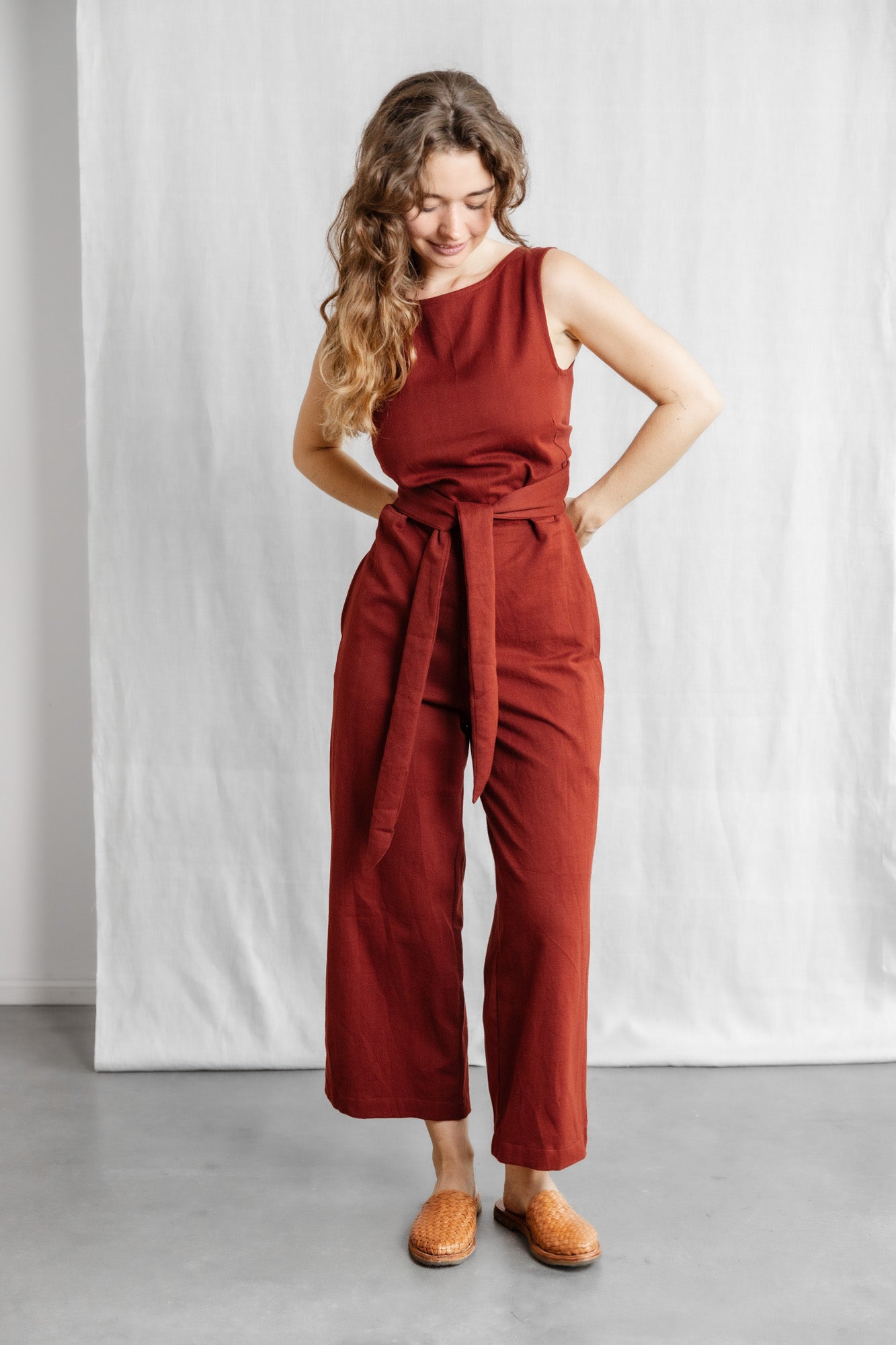 Bio-Baumwoll Jumpsuit Anusha Henna