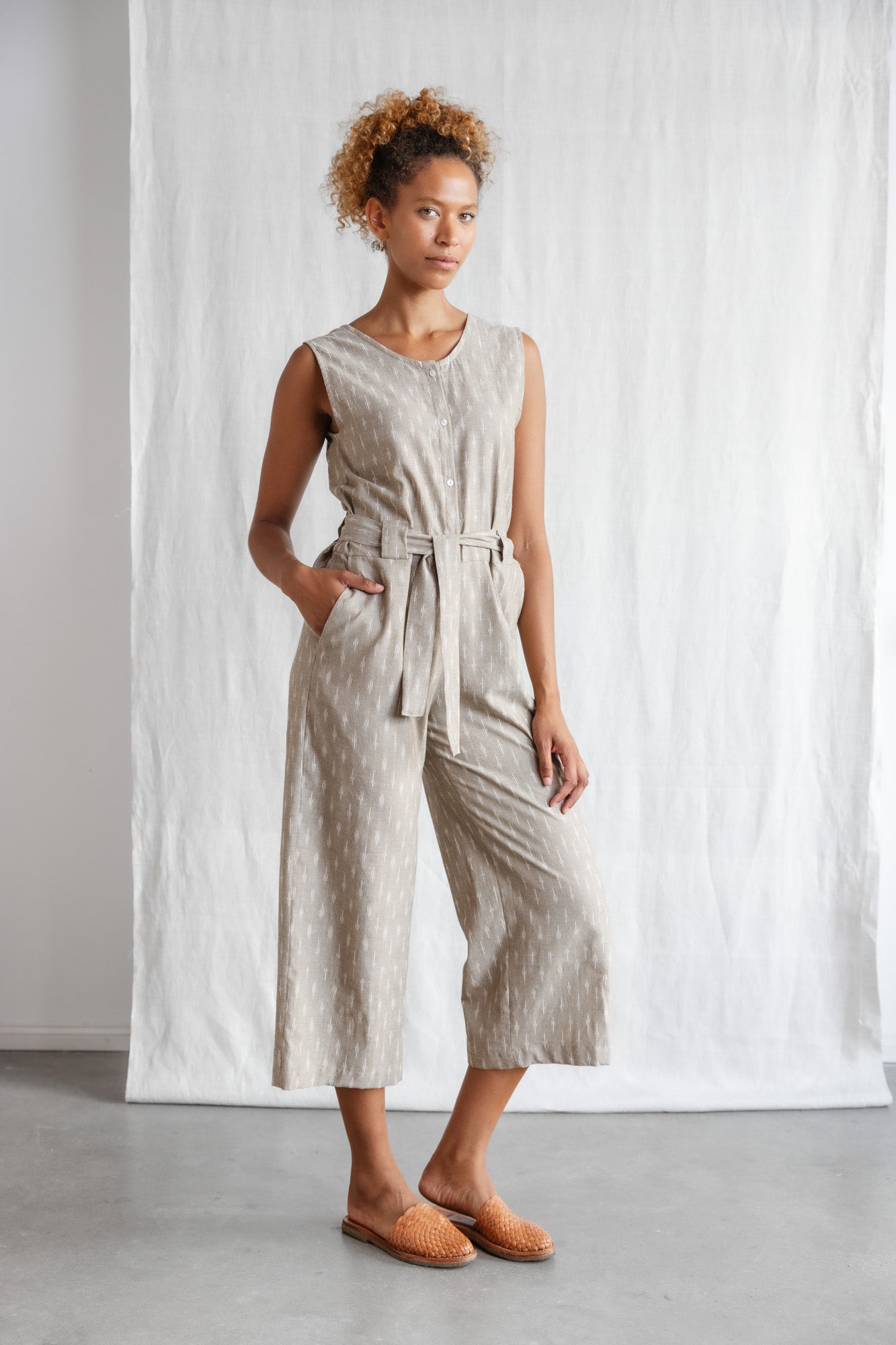 Bio-Baumwoll Jumpsuit Daksha Ikat