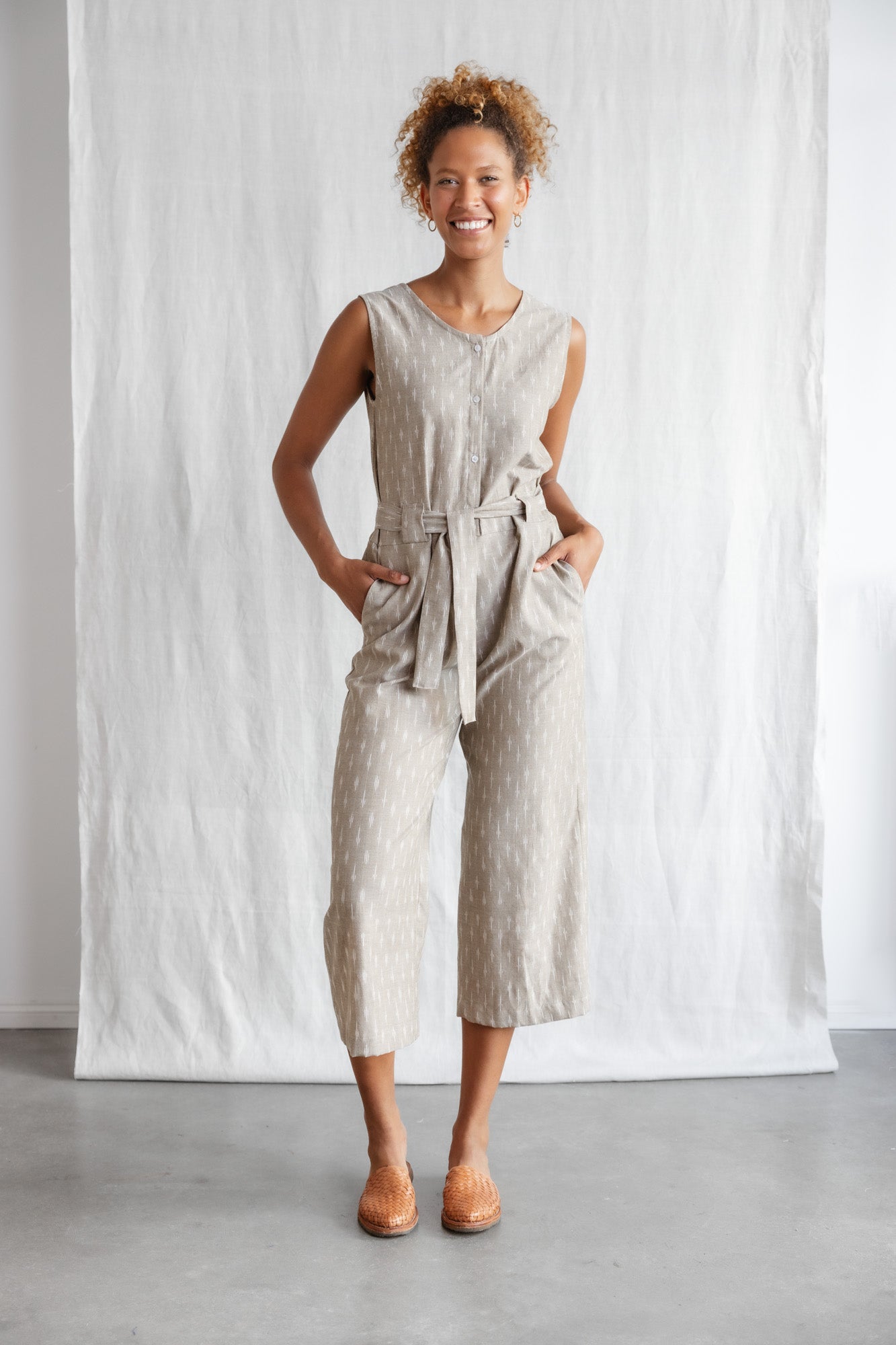 Bio-Baumwoll Jumpsuit Daksha Ikat