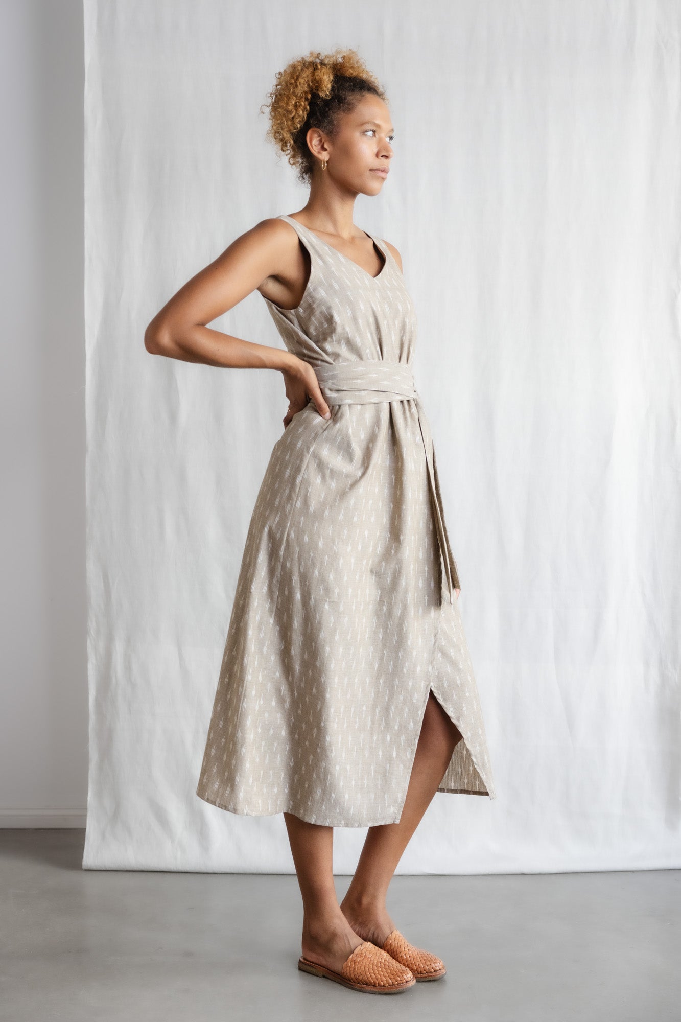 Bio-Baumwoll Kleid Agnila Ikat