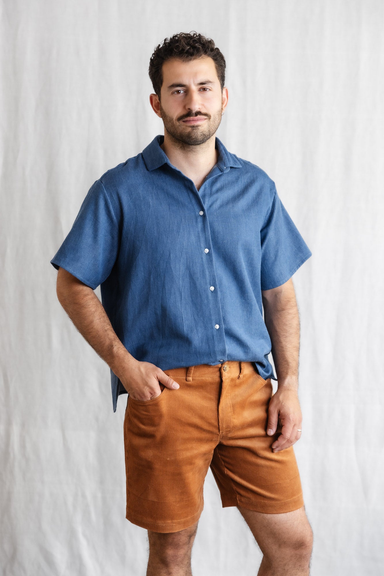 Bio-Baumwollcord Shorts Gauri Zimt