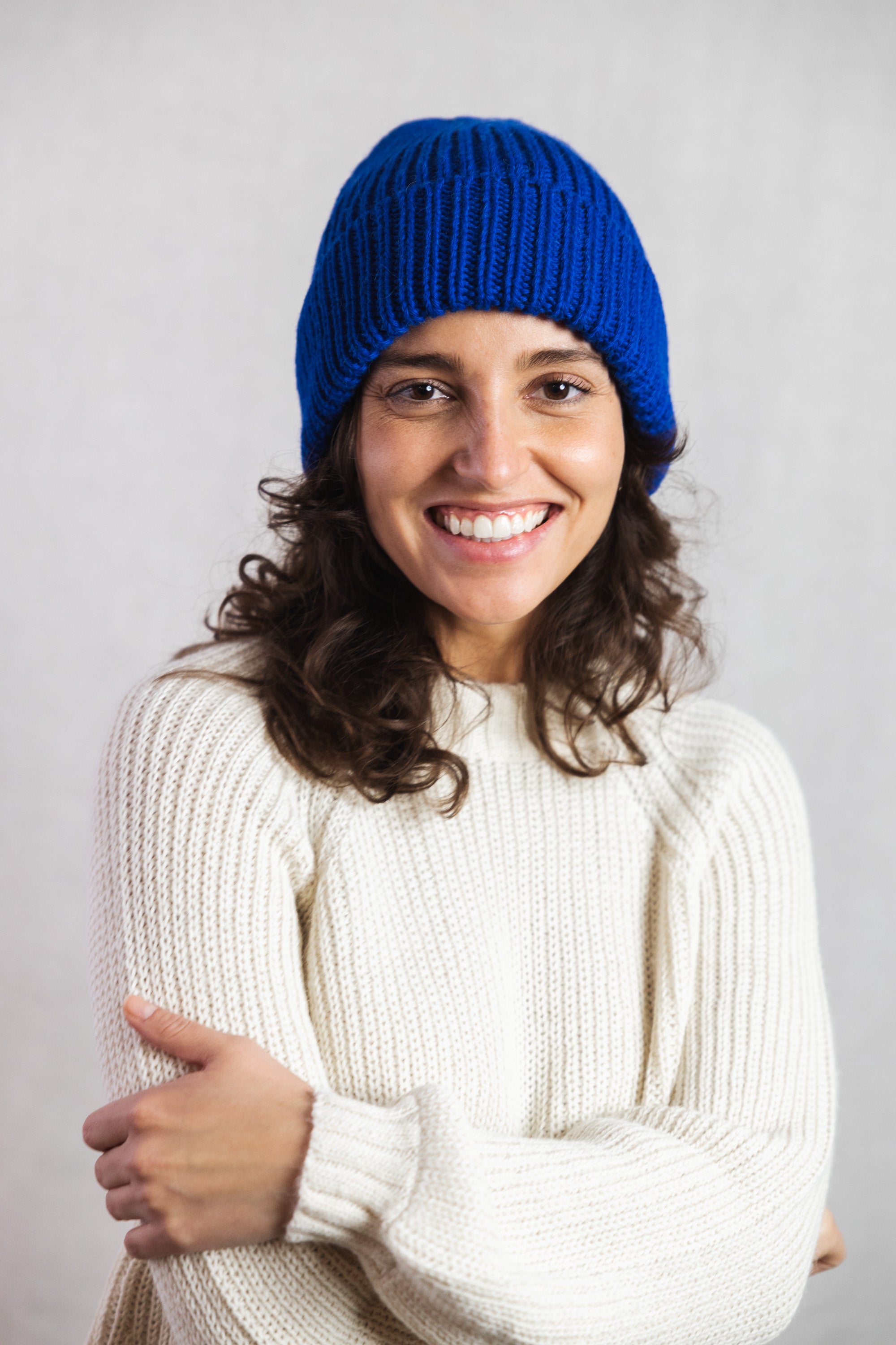 Baby Alpaca Hat Ayacucho Cobalt
