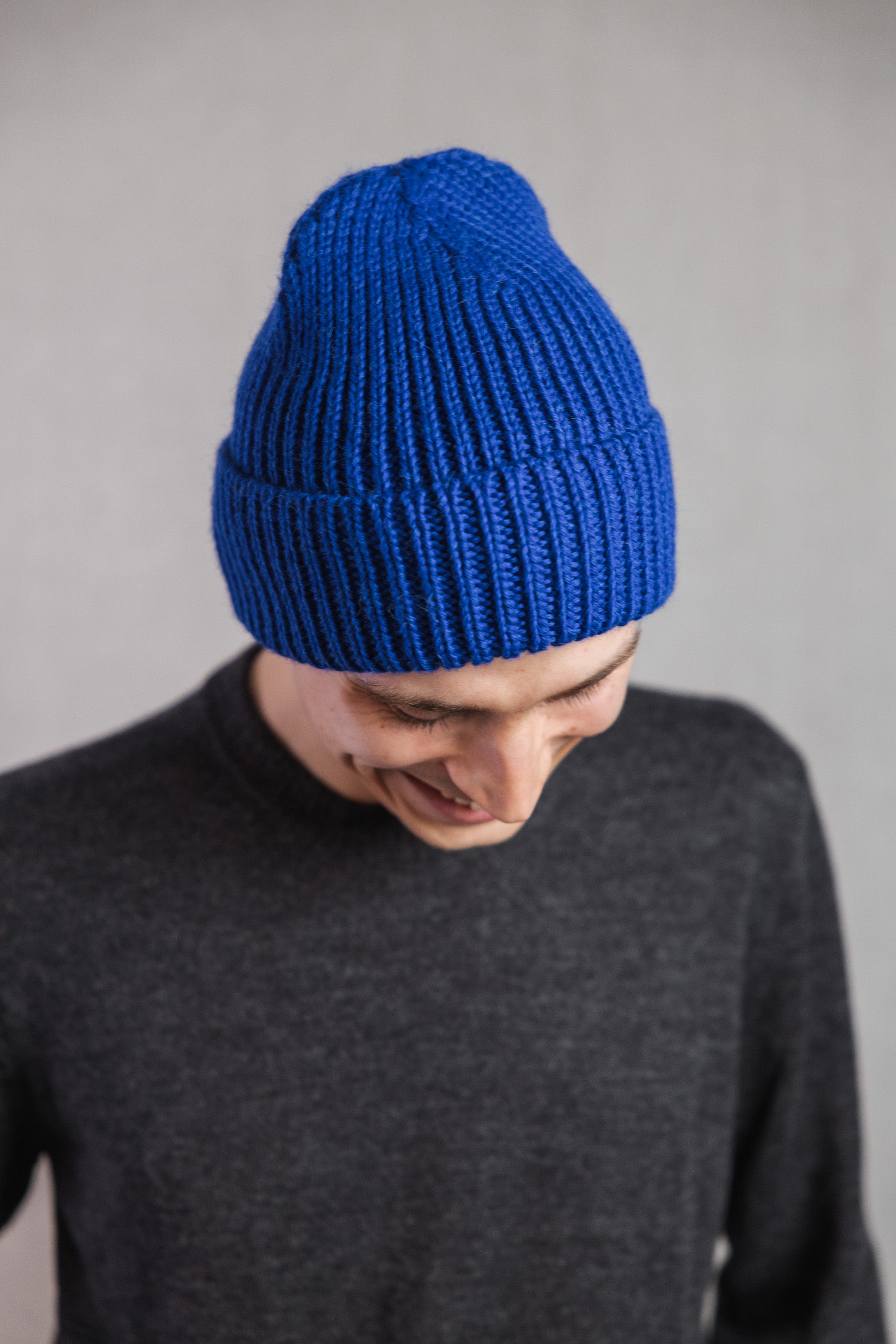 Baby Alpaca Hat Ayacucho Cobalt