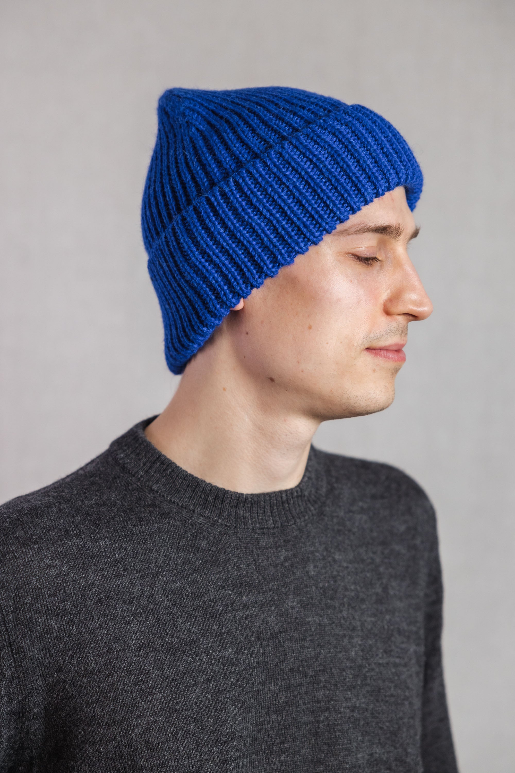 Baby Alpaca Hat Ayacucho Cobalt
