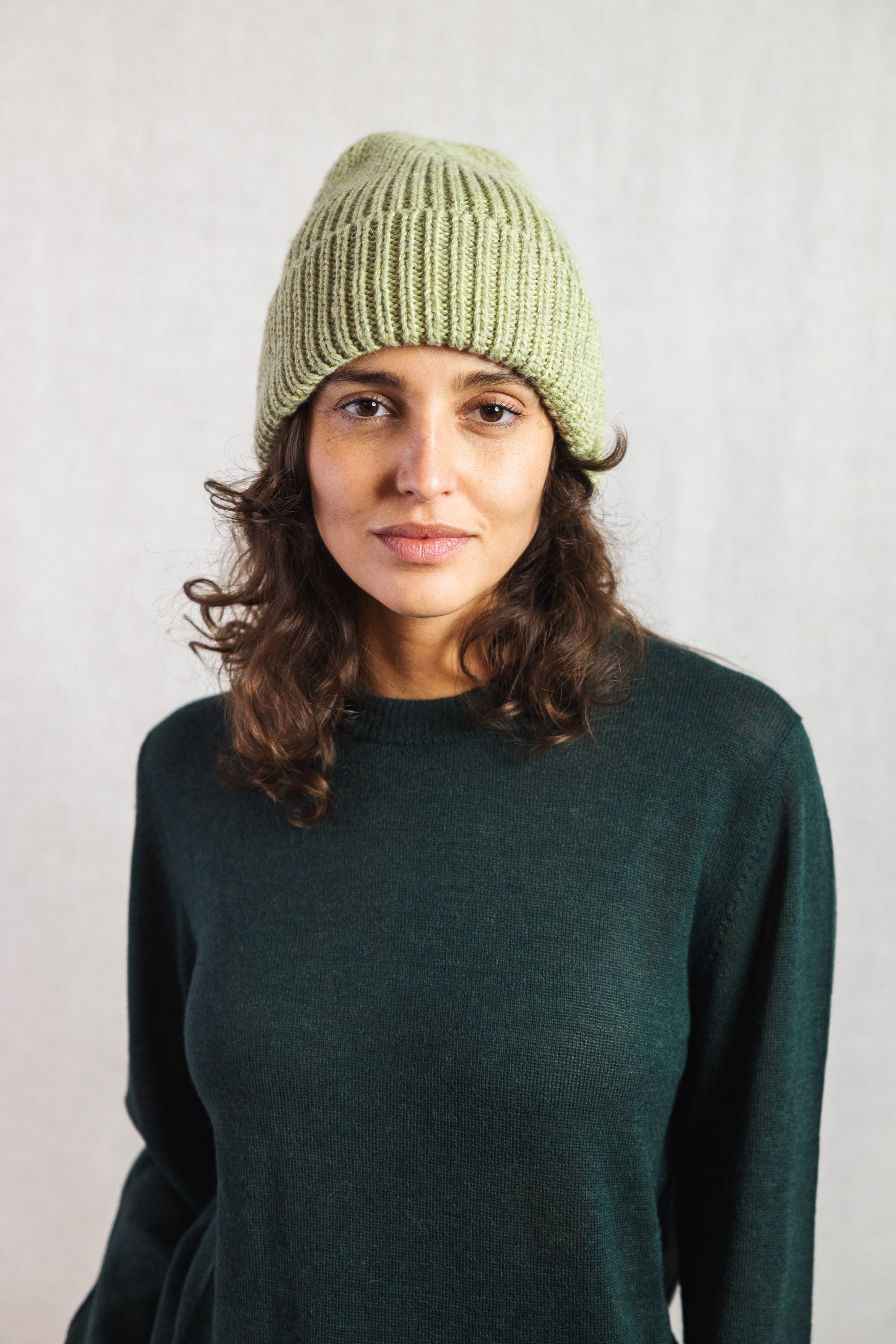 Baby Alpaca Hat Ayacucho Lime Green