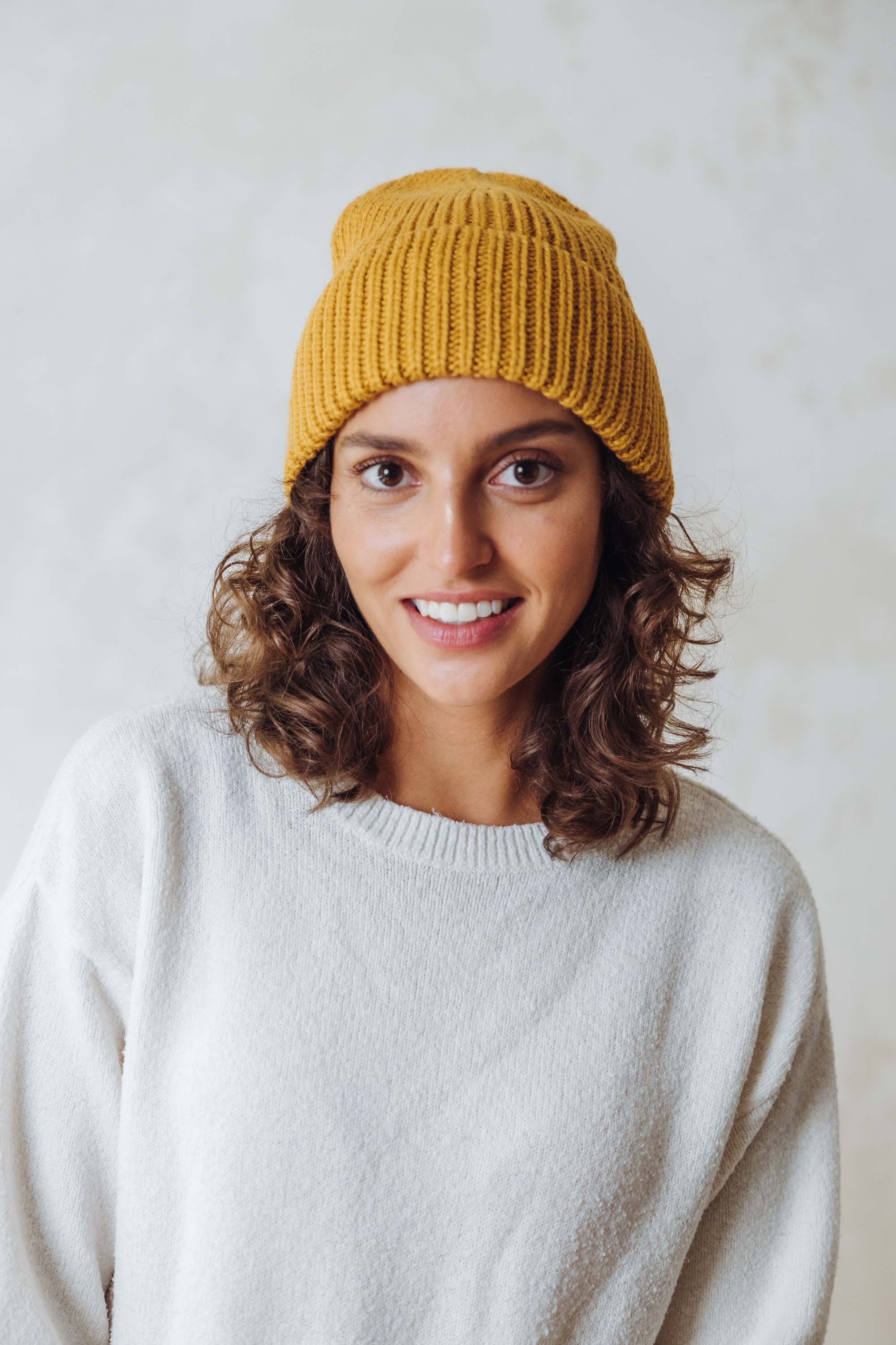 Baby Alpaca Hat Ayacucho Yellow