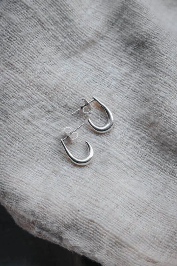 Stud Earrings Jhoola Silver