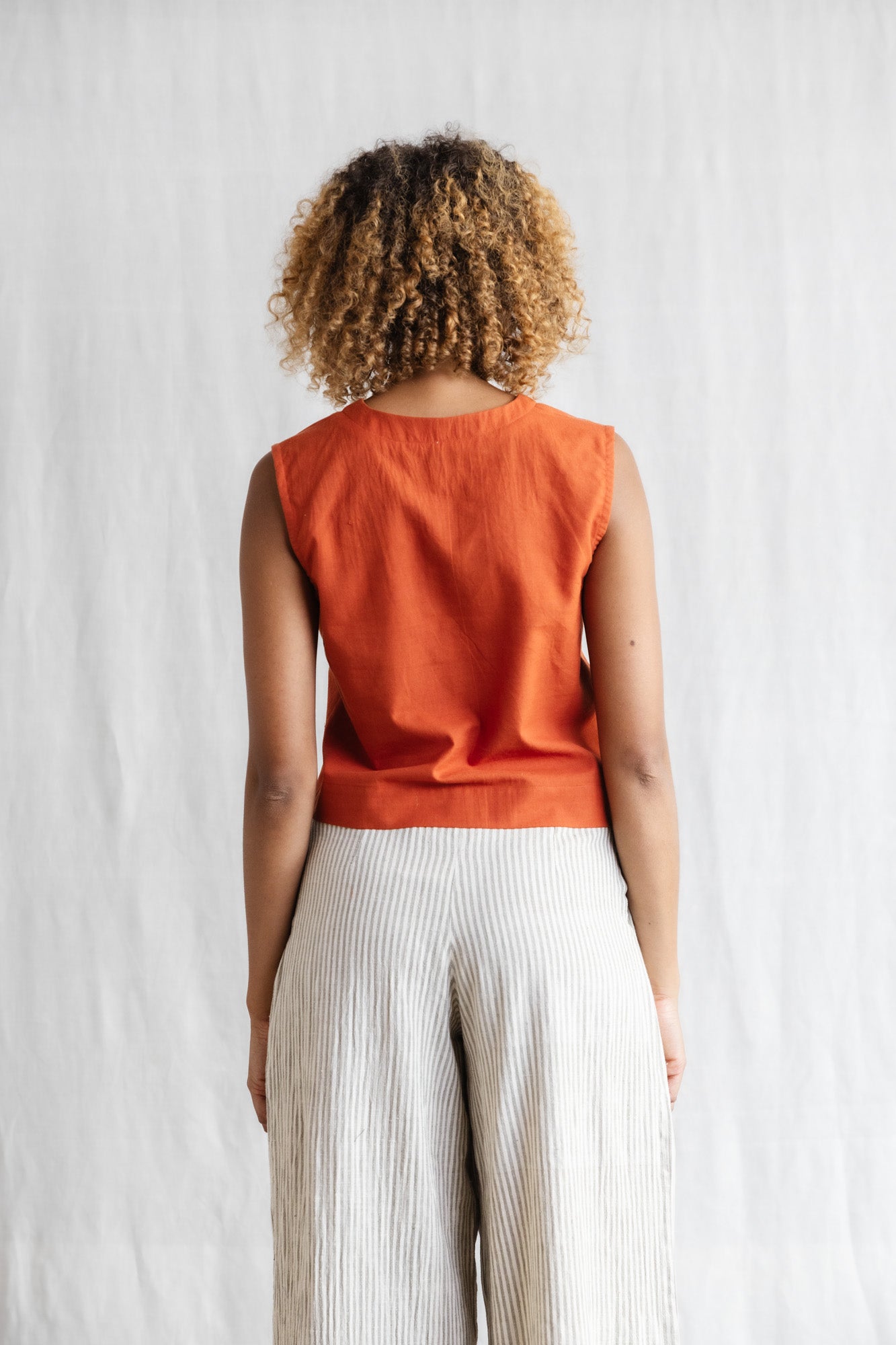 Bio-Baumwoll Top Chatania Terracotta