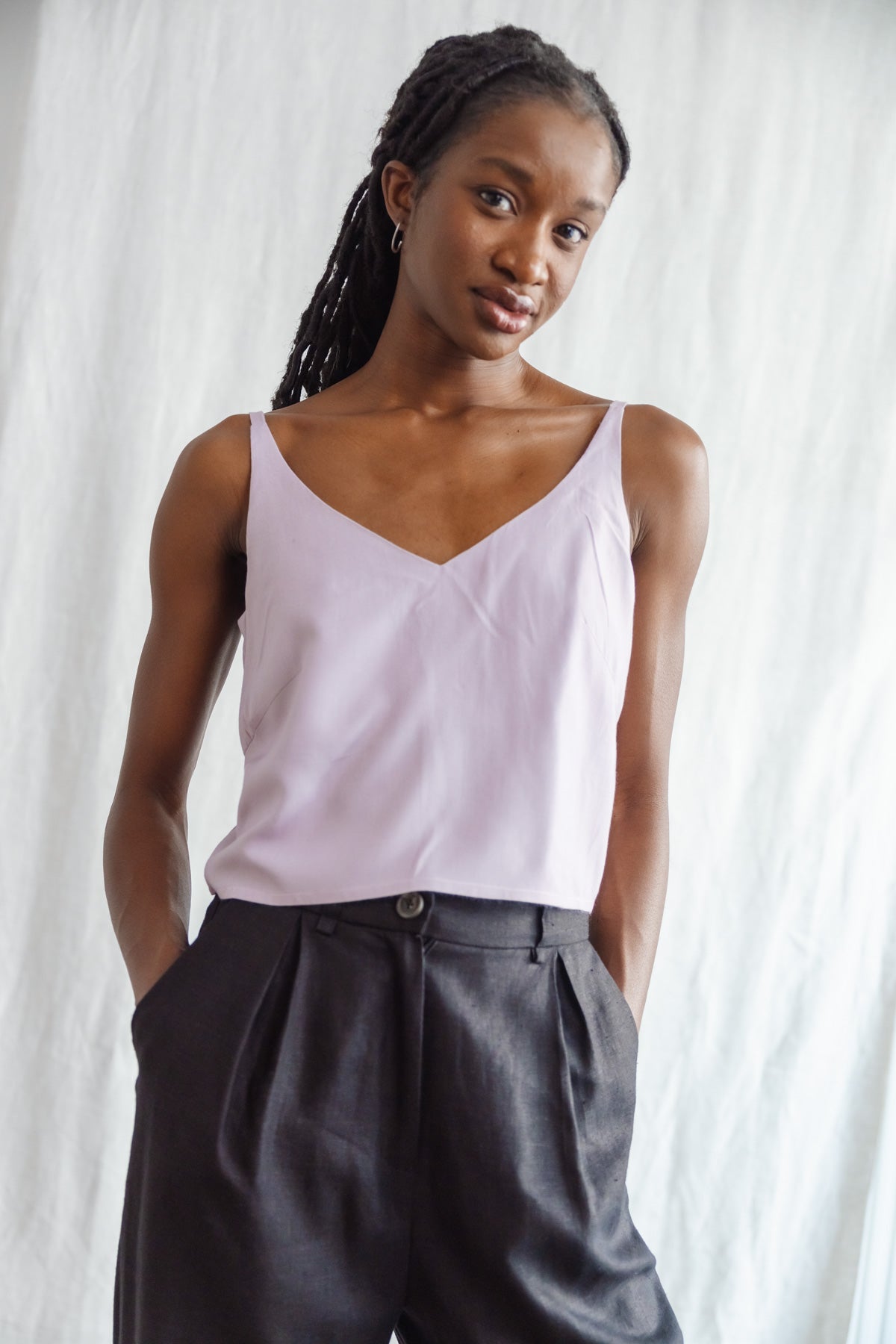Ecovero Croptop Iyani Flieder