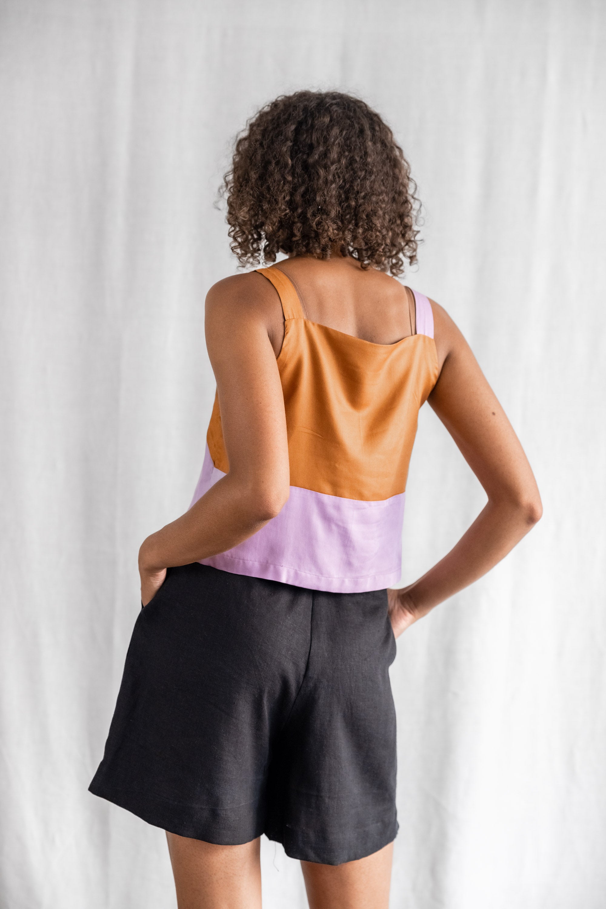 Modal Top Chira Colorblock