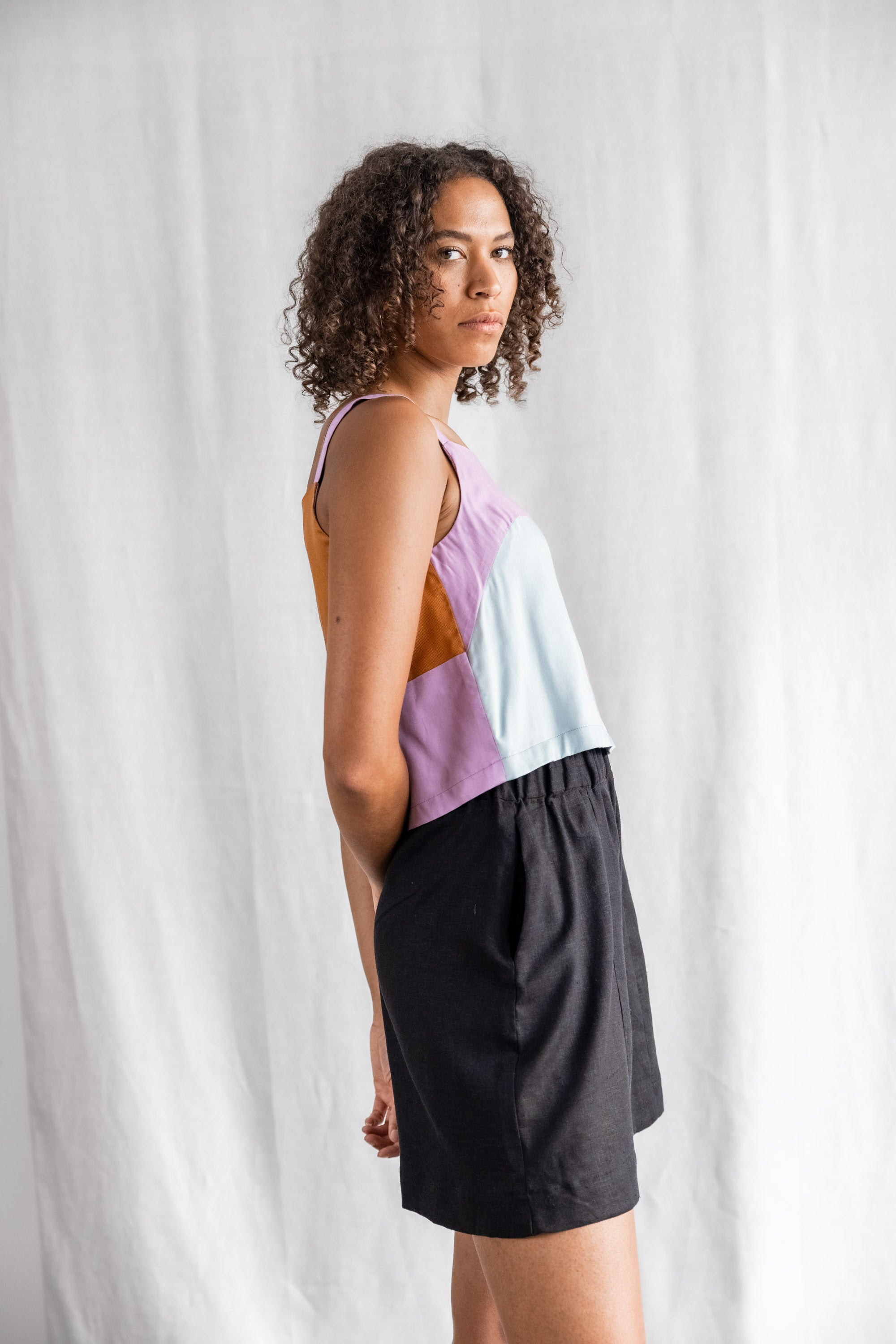 Modal Top Chira Colorblock