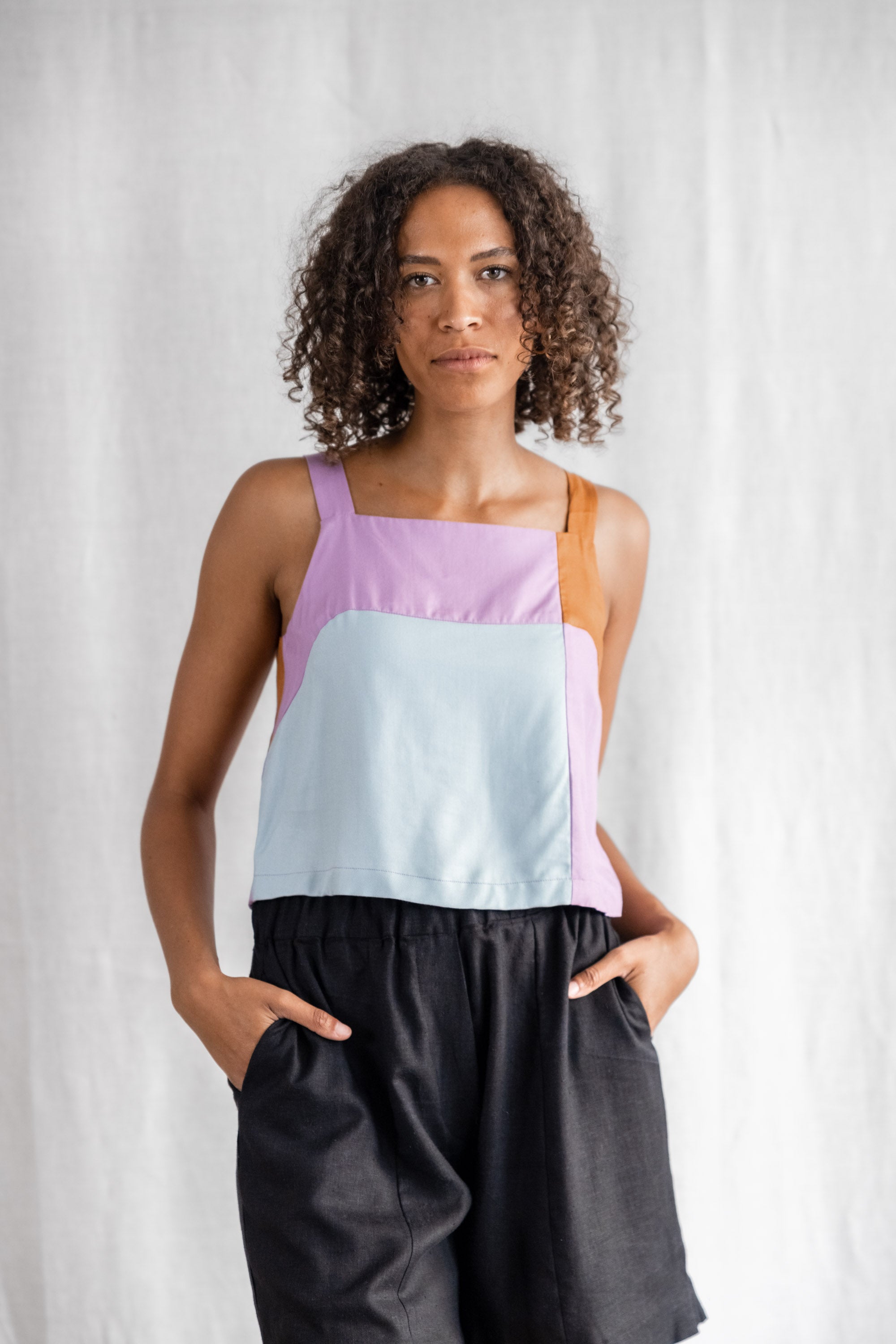 Modal Top Chira Colorblock