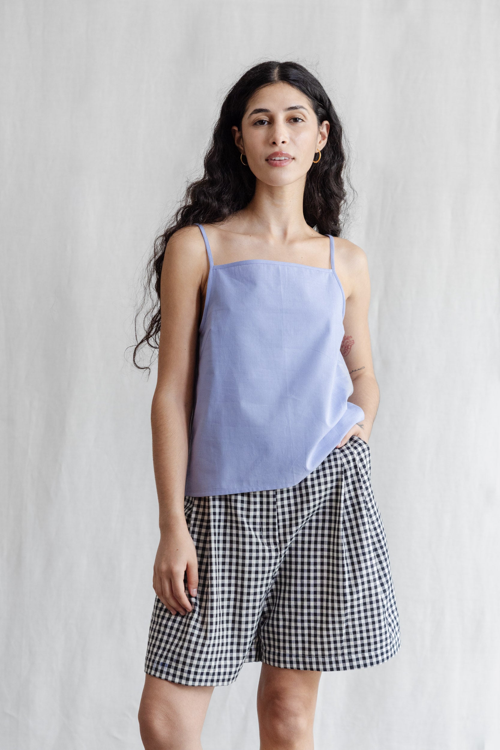 Organic cotton tank top Leyla Lila