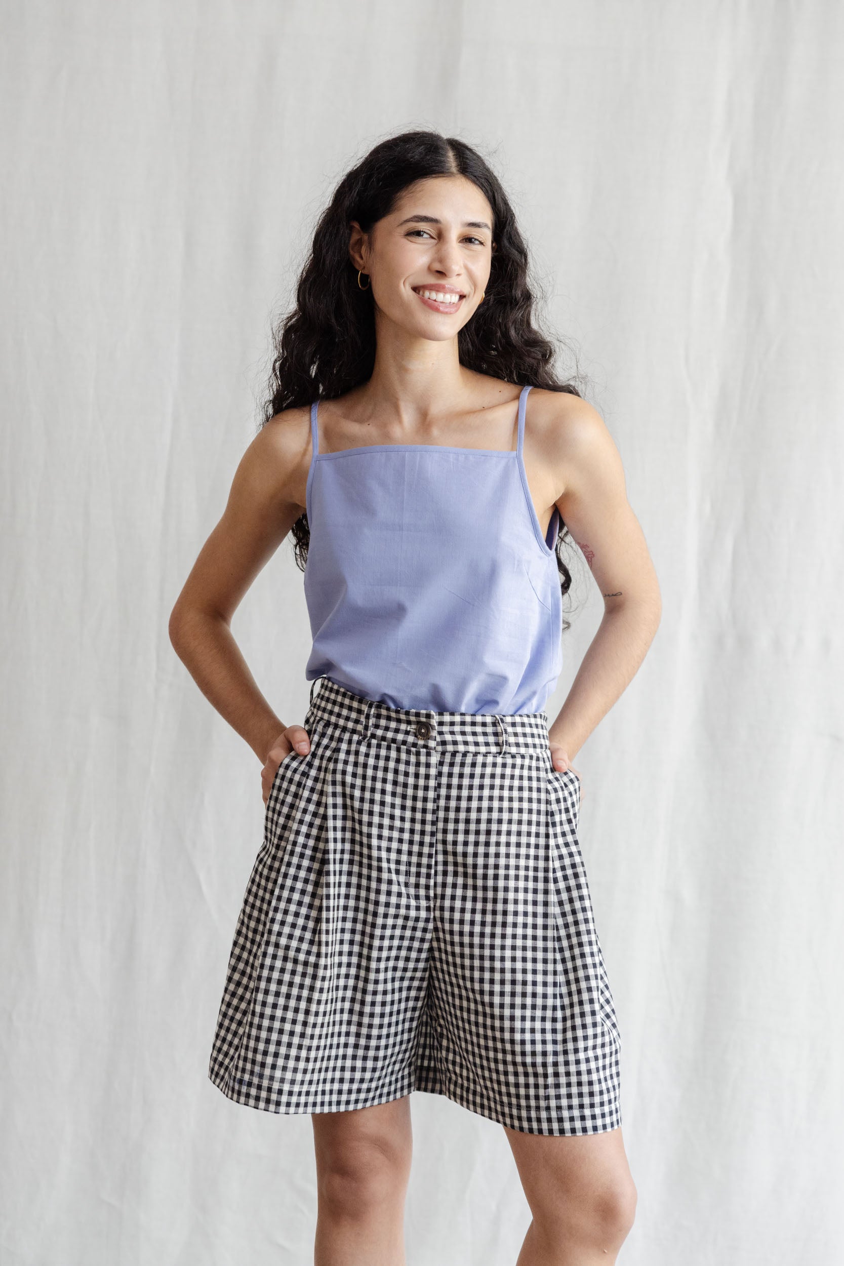 Organic cotton tank top Leyla Lila