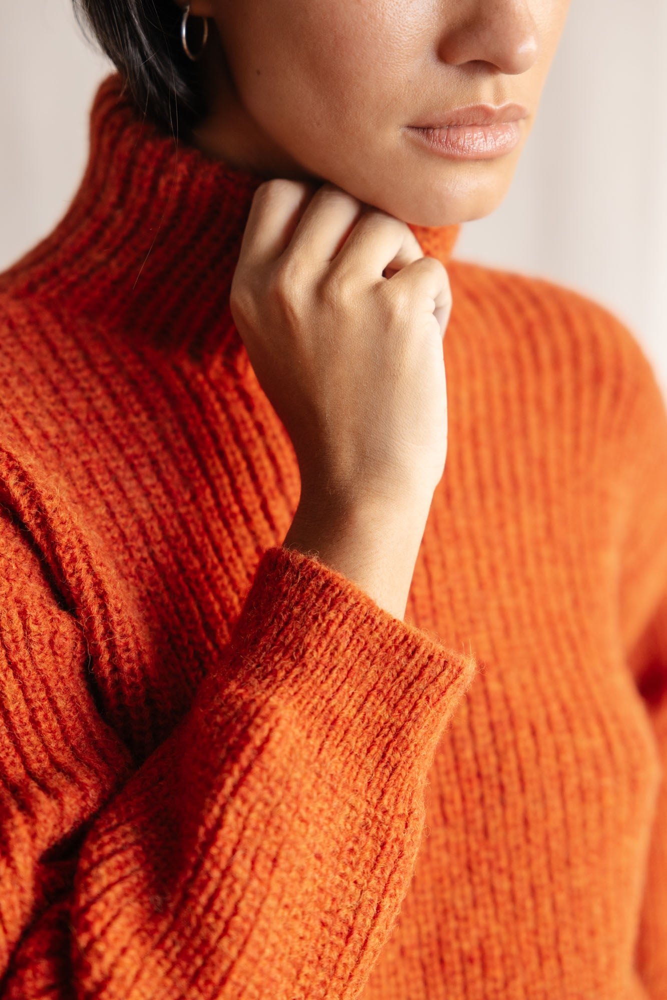 Baby-Alpaka Turtleneck Strickpullover Sabeti Rost