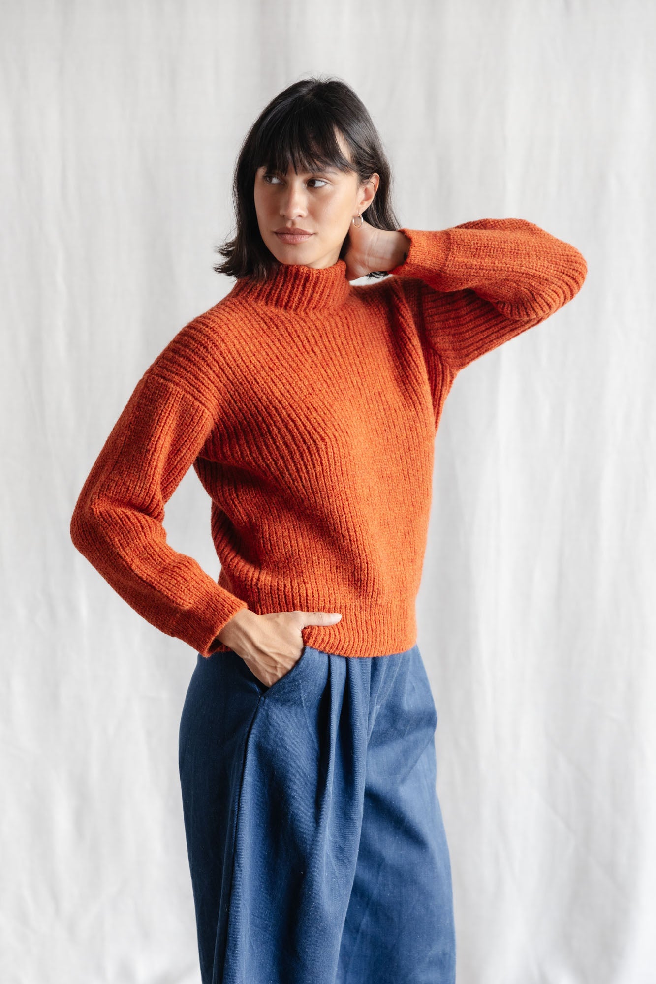 Baby-Alpaka Turtleneck Strickpullover Sabeti Rost