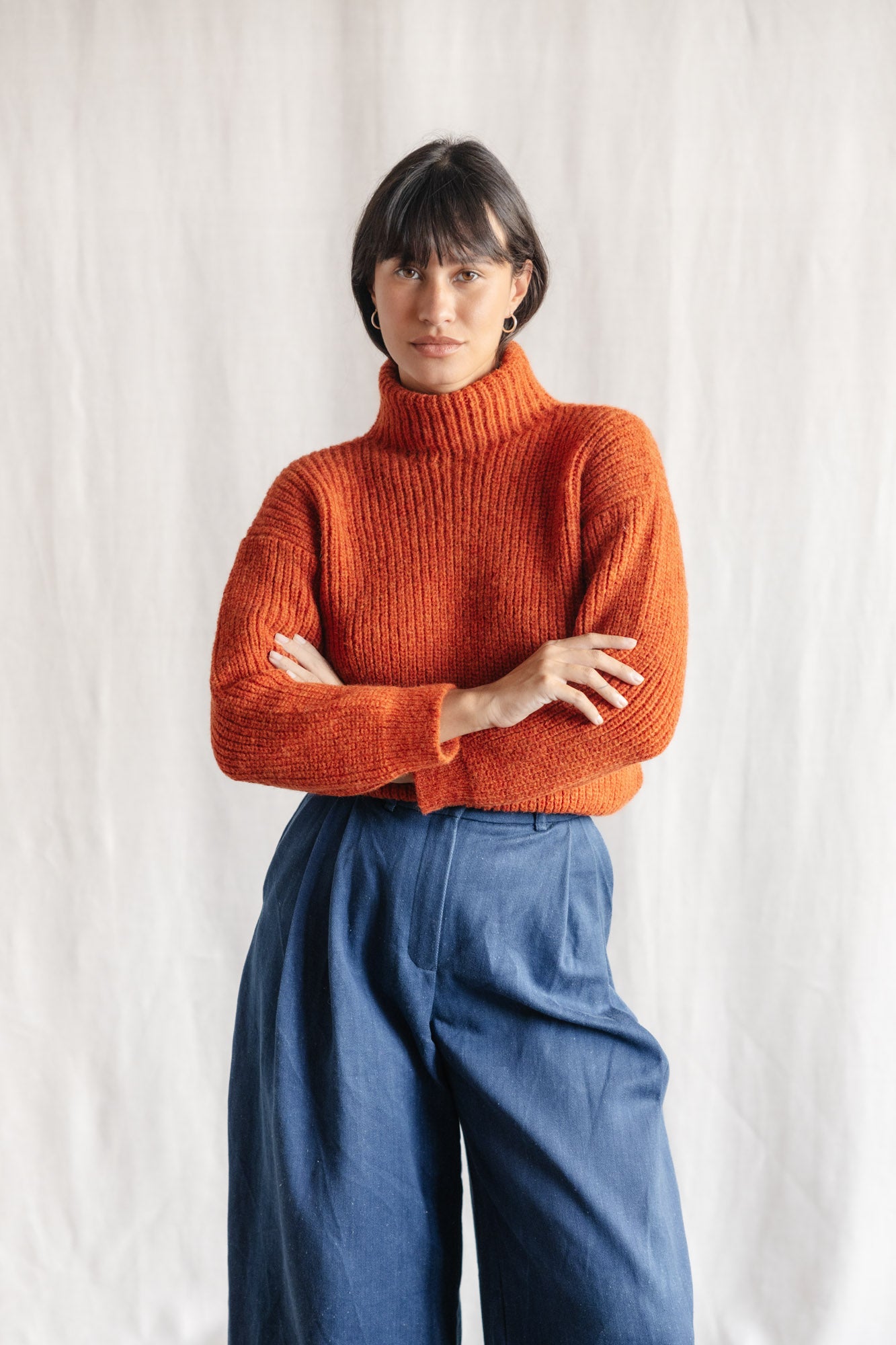 Baby-Alpaka Turtleneck Strickpullover Sabeti Rost