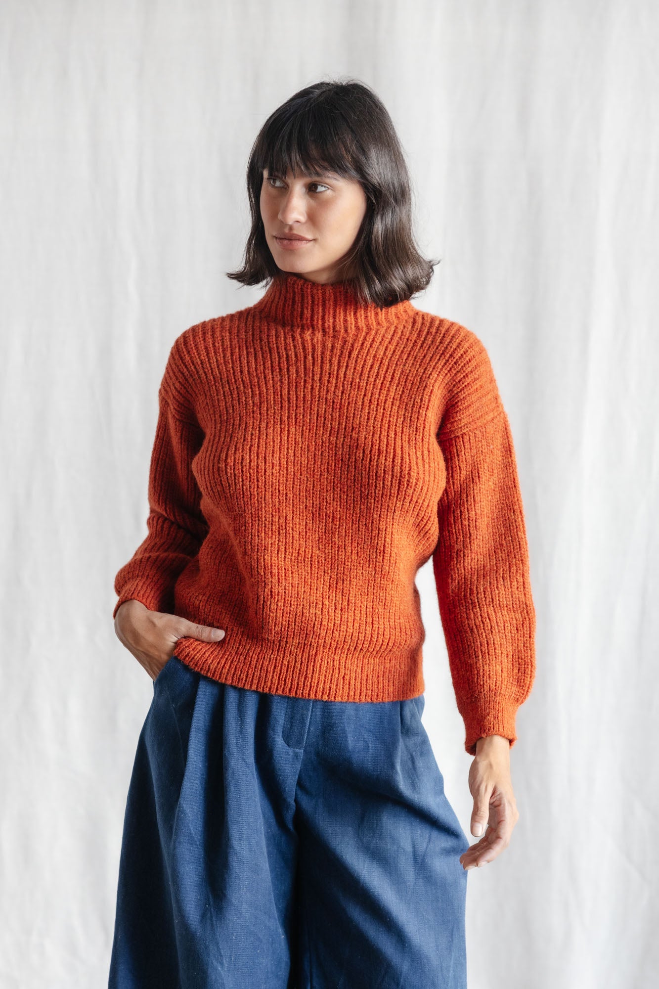 Baby-Alpaka Turtleneck Strickpullover Sabeti Rost