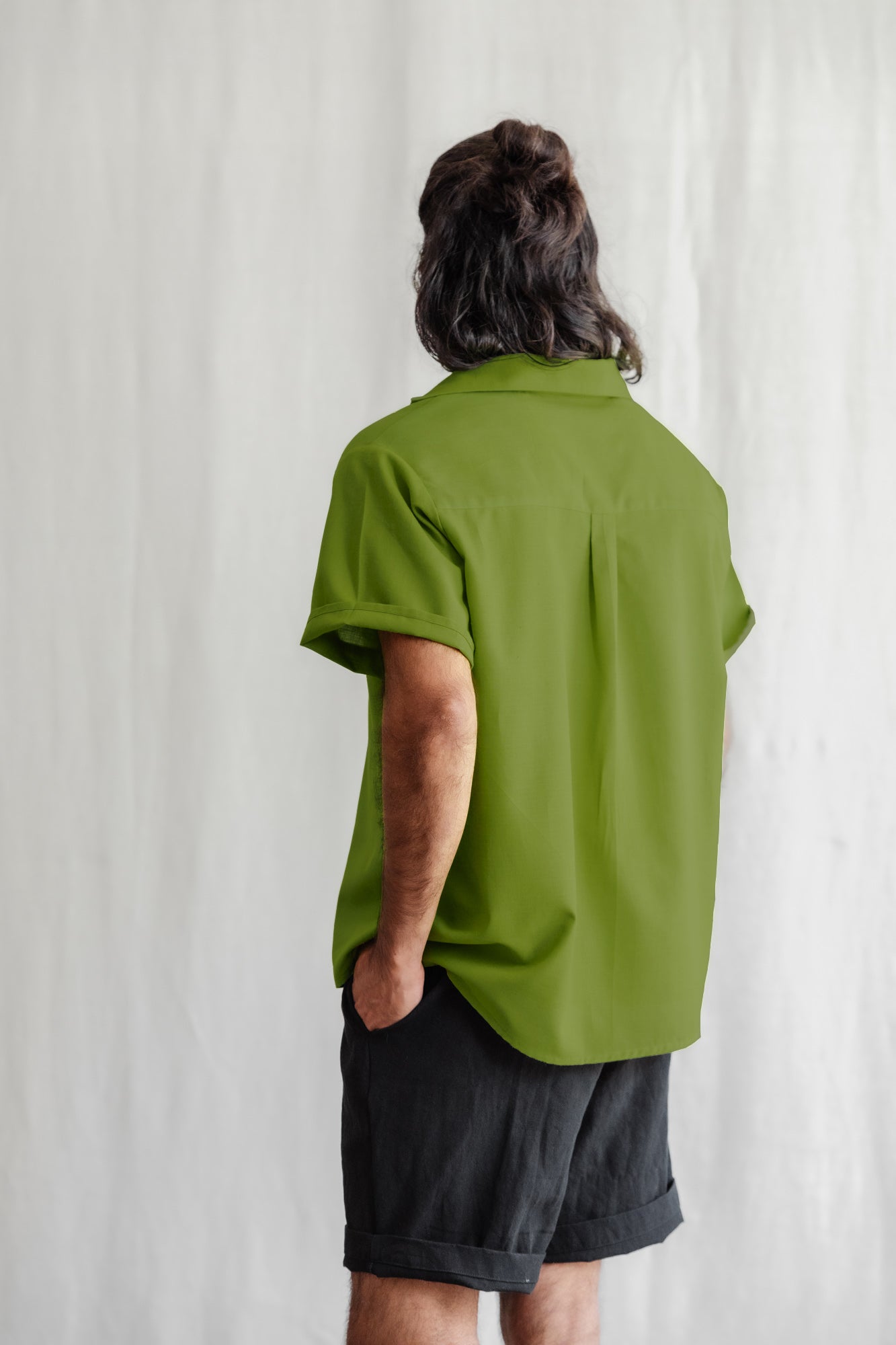 Organic Cotton Shirt Neha Basil