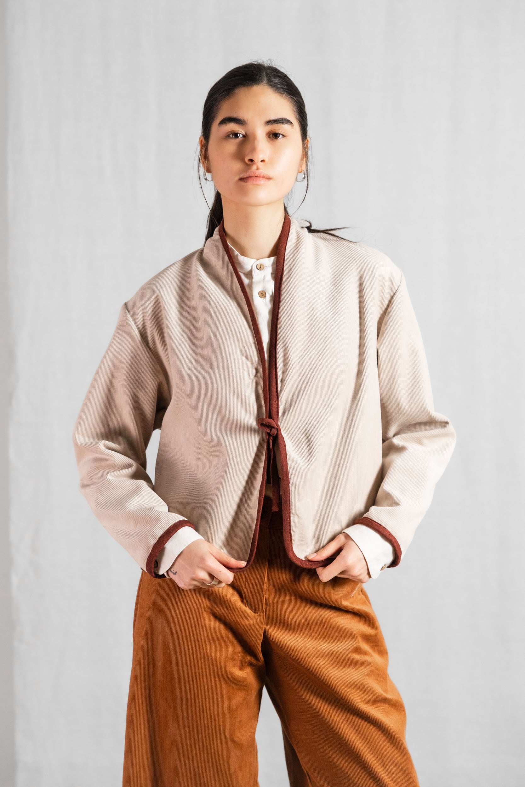 Bio-Baumwoll Wendejacke Dhaarti Blockprint