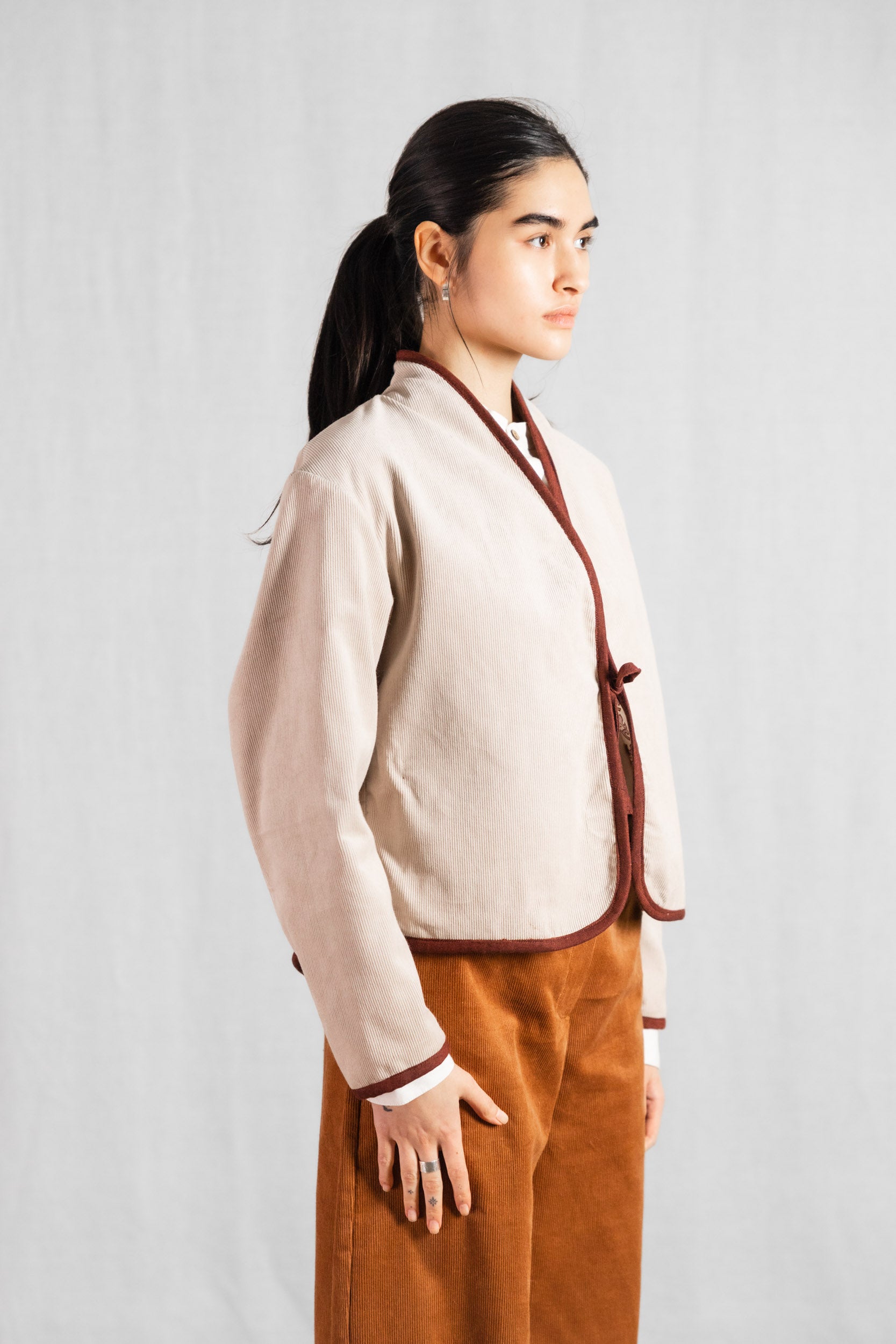 Bio-Baumwoll Wendejacke Dhaarti Blockprint
