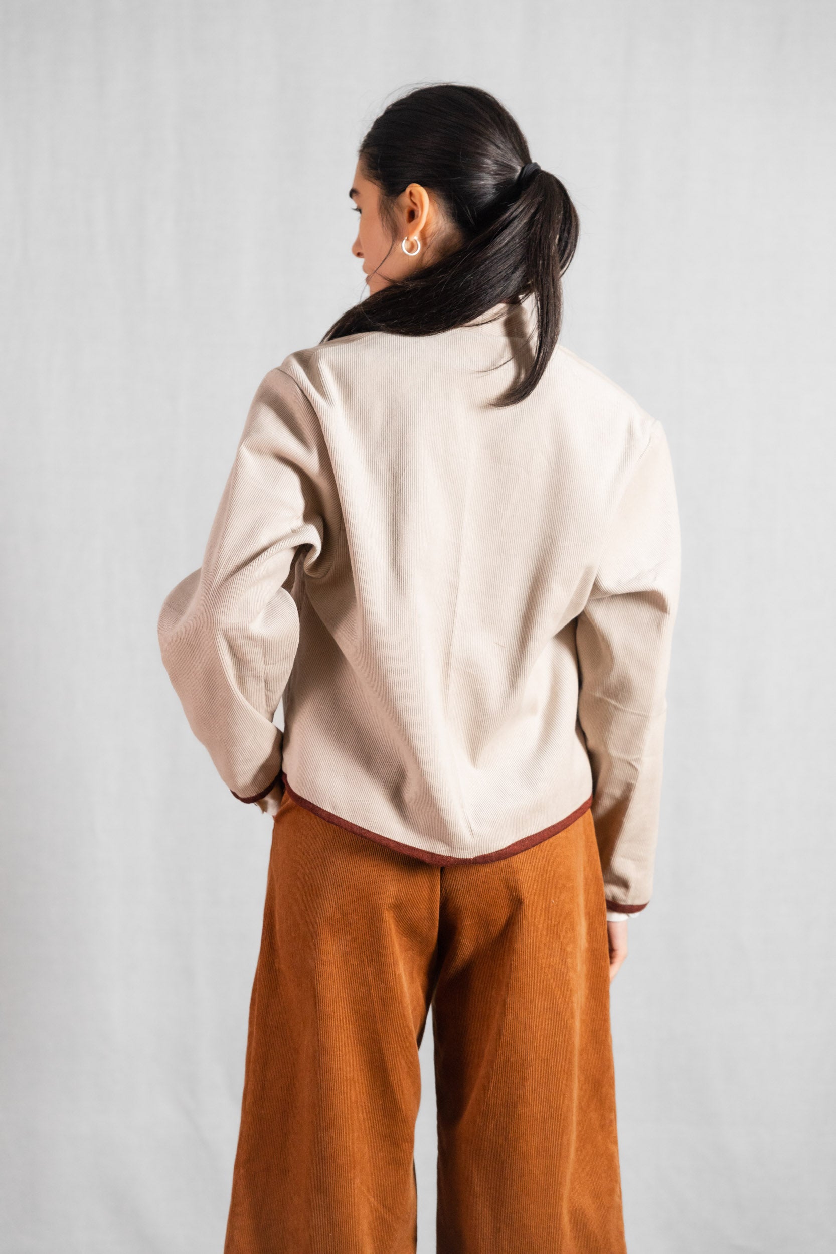 Bio-Baumwoll Wendejacke Dhaarti Blockprint