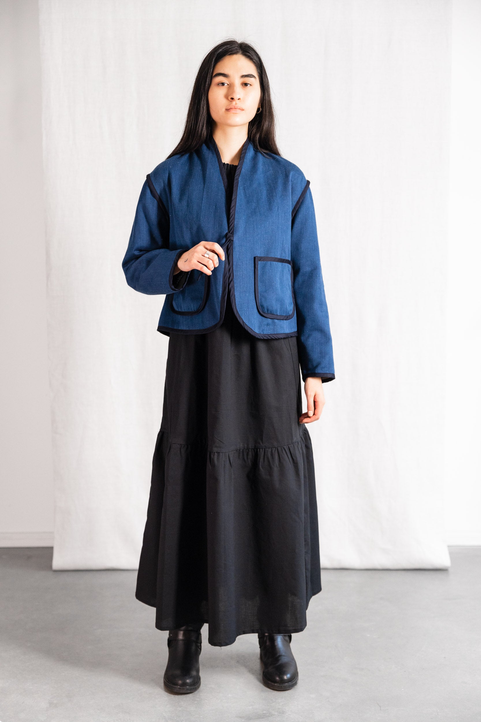 Bio-Baumwoll Wendejacke Dhaarti Denim