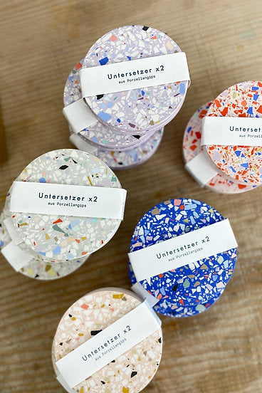 Objet Vague Untersetzer Terrazzo Lila