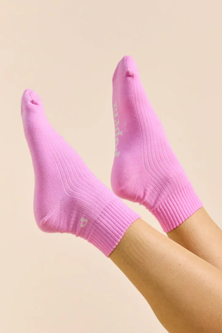 Popeia Organic Cotton Ankle Socks Pink